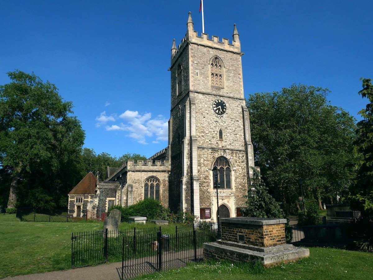 St Dunstan & All Saints Church ley line