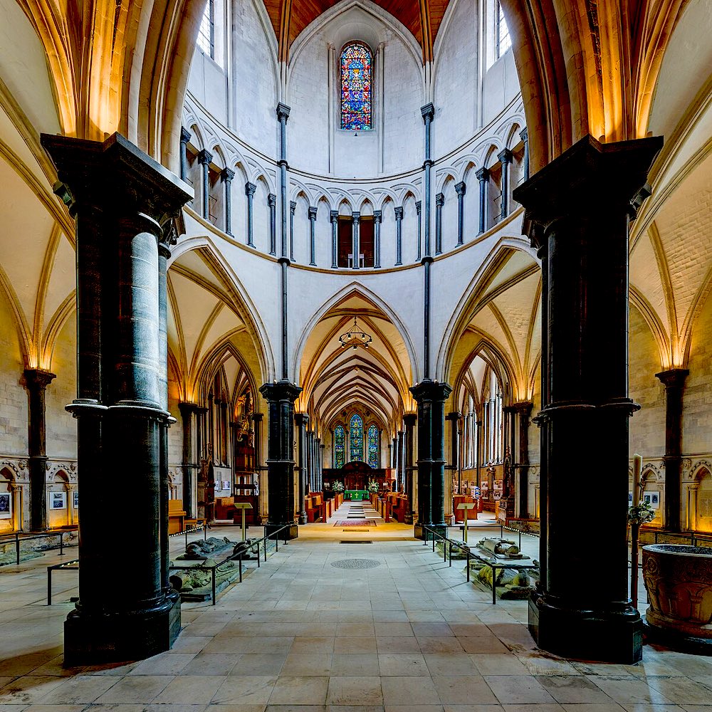 Temple Church ley line london